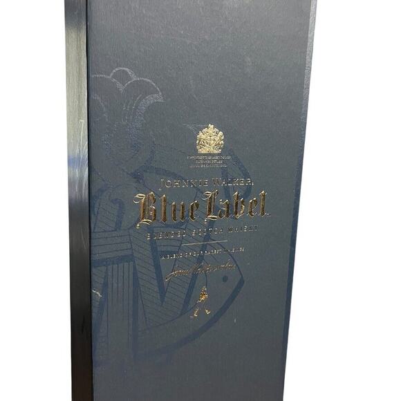 Johnnie Walker Blue Label Blended Scotch Whisky Empty Bottle Box Collectors - Picture 11 of 13